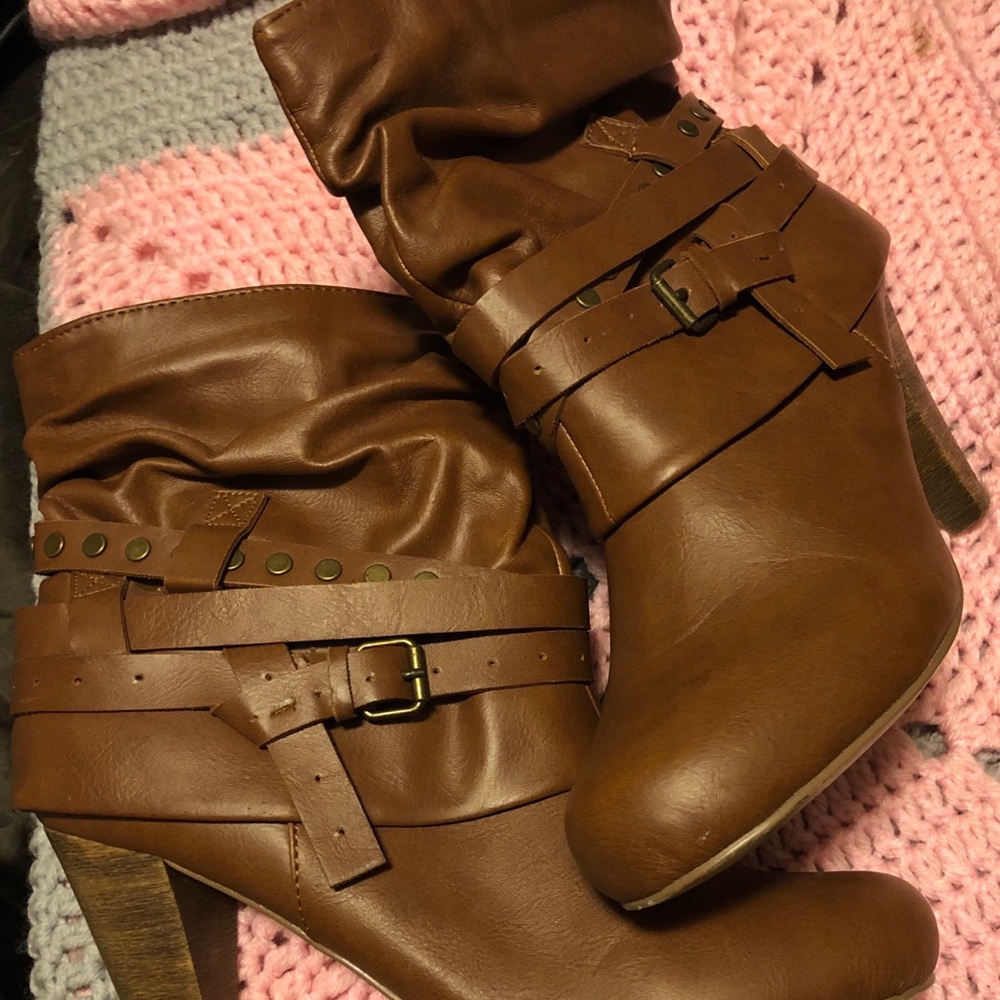 Madden Girl heeled ankle boot
